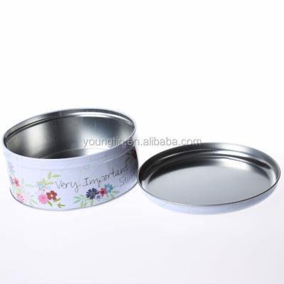 China Food Grade Recyclable Recycled Material Metal Cookies , Empty Cookies Tinplate Metal Tin Box for sale