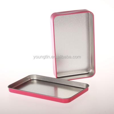 China Recyclable Custom Design Printing Mobile Package Hard Disk Empty Metal Tin Can for sale