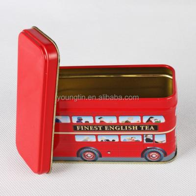 China Recycled Materials Rectangle Double Decker Promotion Gift Chocolate, Cookies, Candy, Coffee Tin Box for sale