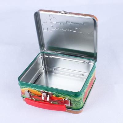 China Recyclable Customized Logo Food Candy Cake Lunch Chocolate Wrapped Tin Box for sale