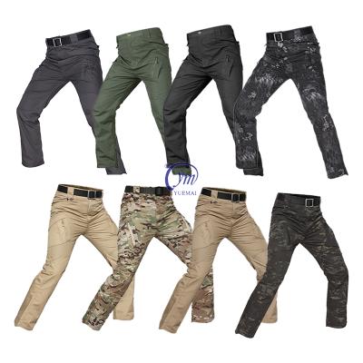 China 2022 Classic Hot Selling Men's Waterproof Cargo Tactical Pants Anti-wrinkle Shapes Camouflage Outdoor Casual Pants for sale