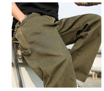 China 2022 New Design Loose Fashion High Waist Casual Denim Men'S Breathable Jeans for sale