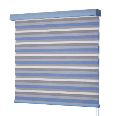 China Blackout Customized Good Return Manual Zebra Blind For Window for sale