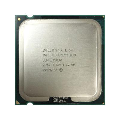 China Desktop CPU E7200 E7300 E7400 E7500 Cheap Used Desktop 2.9 GHz Dual Core CPU Processor 1066 L2=3M 65W LGA 775 for sale