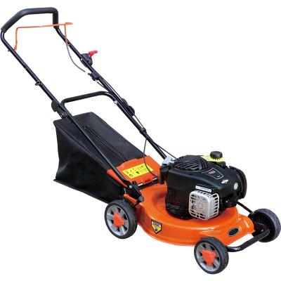 China 4-Stroke LANDTOP 123/125cc Garden Tools Grass Cutter Lawn Mower Hand Push Gasoline 16in Lawn Mower Machine for sale