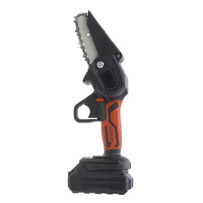 China LANDTOP 6 Mini Chain Saw 21V Battery Powered Pole Portable Chainsaw Anti-Skid for sale