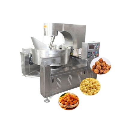 China Snack Factory Popcorn Machine Stainless Steel Automatic Popular Seasoned Popcorn Machine for sale