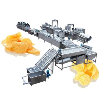 China Full Automatic Potato Chips Crispy Making Machine Compound Potato Chips Production Line Snack Factory Pringles for sale