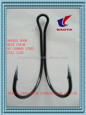 China Double mustad high carbon steel hook BAOTA-double 30 high carbon steel for sale