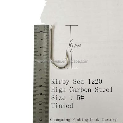 China Factory cheap price 1220 sea size 5 hook salter kirby water for fishman 20#-4# for sale