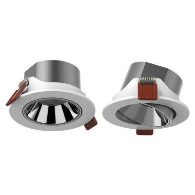 China LED Ceiling Downlight Recessed Round Led Spot Downlight Lamp Fixtures Recessed Cylinder Adjustable Downlight Fixture for sale