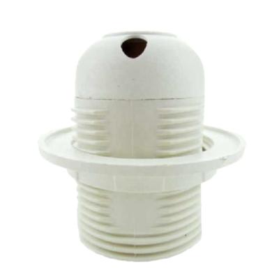 China Factory supply attractive price lamp holder safety screw device plastic E27 lamp socket with cable for sale