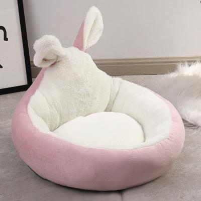 China Handsome Rabbit Travel Small Ear Winter Warm Cat Bed Dog Bed Pet Nest All Season Pet Products Available for sale