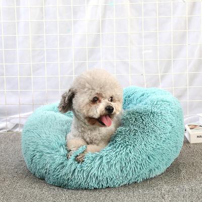 China Elephant Gray Brown Circular Pet Mat Dark Cat Dog Pet Nest Plush Bed Travel Removable Blanket Large for sale