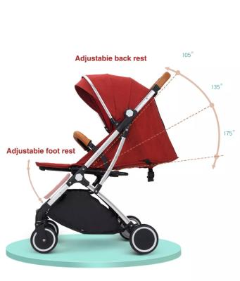 China One-Key Extended Seat Baby Stroller Umbrella Two Way Foldable Wholesale New Folding Pocket Ultralight Portable Car for sale