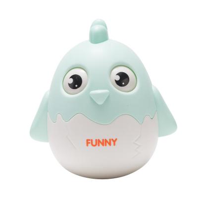 China 100% Eco-friendly Acoustic Cute Chicken Rockers Winking And Nodding Cute Q Pet Chick Toy for sale