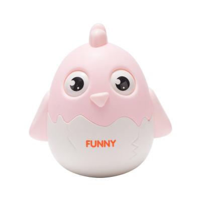 China 100% Eco-friendly Acoustic Cute Chicken Rockers Winking And Nodding Cute Q Pet Chick Toy for sale