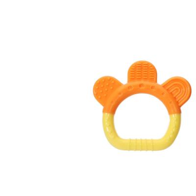 China 100%food grade silicone fruit bite baby toy bpa free silicone Teether food grade baby stick teeth training for sale