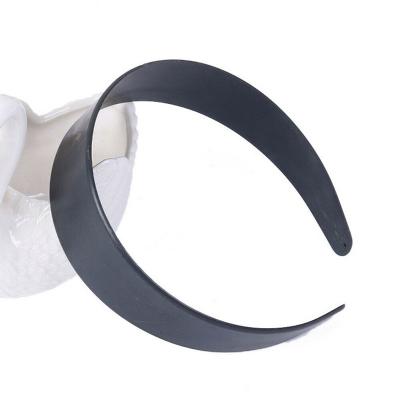 China Black Plastic Toothless Blanks 30mm Fashion 28mm Headband Blanks For DIY Design for sale