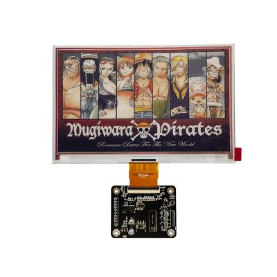 China 800x480 7.3inch e-paper epaper module 7 colors 7-color e ink display screen with adapter driver board 7.3inch for sale