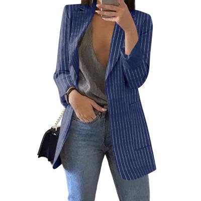 China Hot Sale Multicolor Women Ladies Anti-Wrinkle Turn Down Collar Jackets De Mujer Chaqueta Plus Size Autumn Jacket Blazer for sale