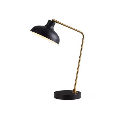 China Lighting Functions Iron Retro Industrial Black Table Lamp For Study Office for sale