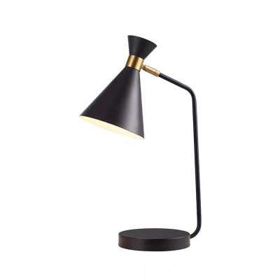 China Lighting Functions 2022 Industrial Metal Study Table Lamp Black Color For Study Room for sale