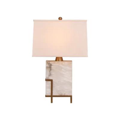 China Lighting Works Hotel Home Use Bed Side Modern Marble Coffee Table Lamp for sale