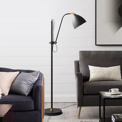 China Lighting Works Industrial Wrought Iron Floor Lamp For Living Room Bedrooms for sale