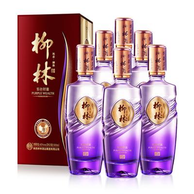 China Chinese Liquor Liu Lin Purple Wealth Chinese Liquor of Water Factory Price Manufacturer Supplier Light Fragrance for sale