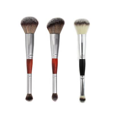 China Single Eyeshadow Blender Brush Eco Eyeshadow Blender Brush Double Sided Powder Make Up Brushes With Private Logo for sale