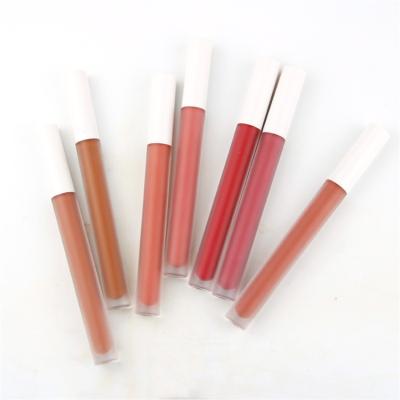 China Liquid Lipstick Matte Makeup Lipstick Label Vegan Waterproof Private Beauty Cosmetics Matte Lipstick Stickers for sale