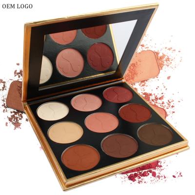 China Waterproof Wholesale Makeup Eye Shadow Palette Dye Eyeshadow Palette Cosmetic Tops for sale