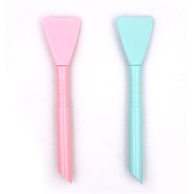 China Custommized Private Label Mask Brush Silicone Facial Clay Mask Spatula Brush Mask for sale