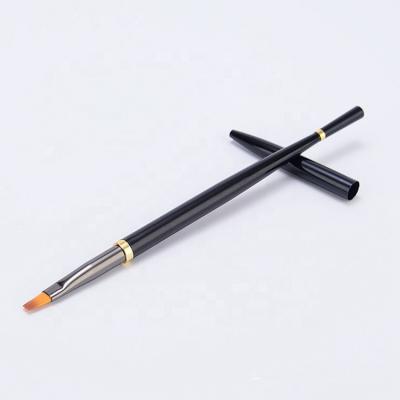 China Wholesale Private Label Nail Brush Acrylic Art Brushes Fancy Black Handle Nail Brush Nail Brush for sale