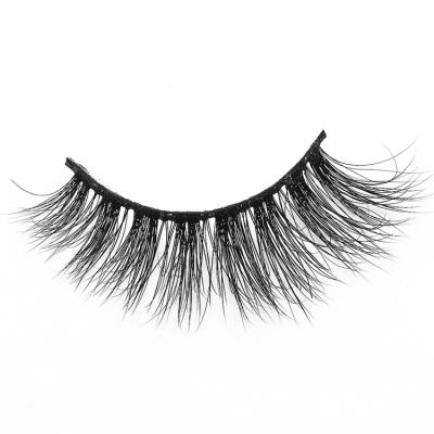 China Wholesale 3d Mink Eyelashes Box Wholesale 3d Mink Eyelashes Artificial Short Human Eye Full Lashes for sale