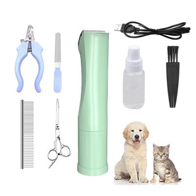 China Unibono USB Rechargeable Electric Dog Cat Pet Hair Trimmer Cutter Remover Grooming Shaver Clippers Kit Set with Combs for sale