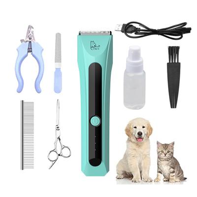 China Viable Wholesale Professional Pet Dog Grooming Clippers Kit Electric Dog Trimmer for sale