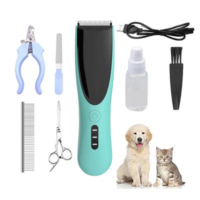 China Sustainable USB Charging Waterproof Dog Clipper Set Trimmer For Dogs for sale