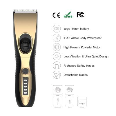 China China Viable Manufacturer Electric Silent Multifunctional Waterproof Pet Fur Hair Remover Trimmer Machine for sale