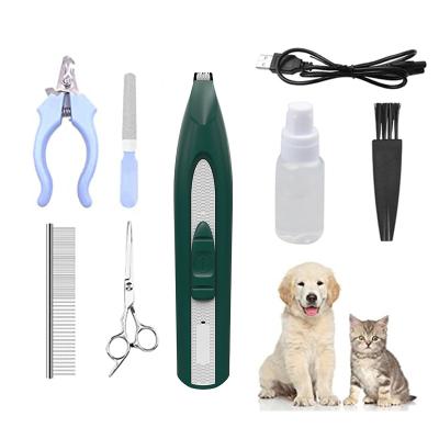 China Viable High Quality Professional Pet Dog Grooming Clippers Kit Electric Pet Clipper With Led Light for sale