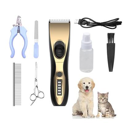 China Viable Refilling USB Cutter Grooming Cat Dog Hair Trimmer Electric Clippers For Pet for sale