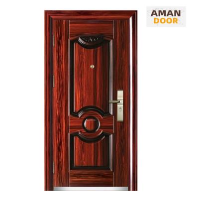 China Bulletproof Residential Stainless Security Door Security Fashion Steel Doors Modern Simple Anti-theft Bulletproof Style for sale