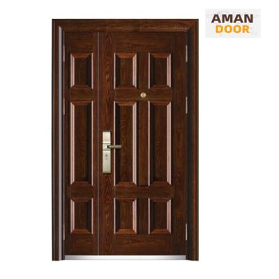 China High Quality Luxury Bulletproof Double Bulletproof Single Exterior Security Design Steel Door for sale