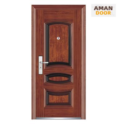 China 2020 Latest Design American Style Bulletproof Luxury High Quality Steel Security Interior Door With Frames for sale