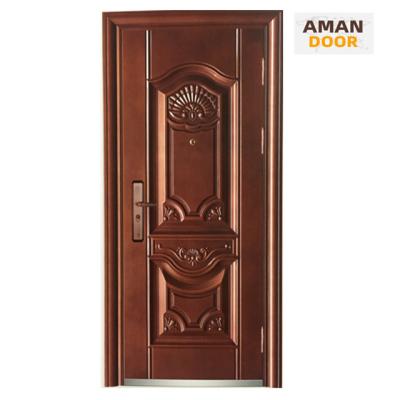 China Bulletproof Modern Luxury Villa Entrance Frame Premium Door Security Style Aluminum Door for sale