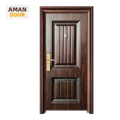 China 2021 Latest Design American Style Bulletproof Luxury High Quality Steel Security Interior Door With Frames for sale