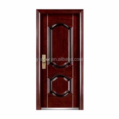 China Luxury Classic Farmhouse Metal Security Single Steel Entry Door for sale