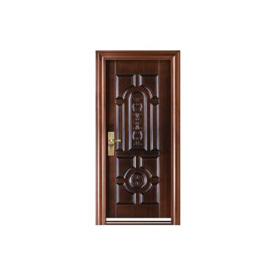 China Chinese Home Front One And Half Door Security Steel Door With High Quality for sale