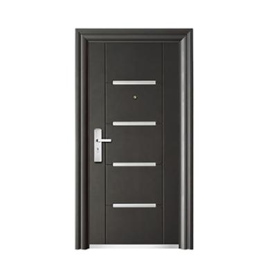 China Customized Color Security Entrance Steel Exterior Metal Door Traditional Security Doors for sale